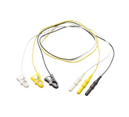 MAI-8500400 Sanibel Pinch Clip Electrode Leads; 3/Set